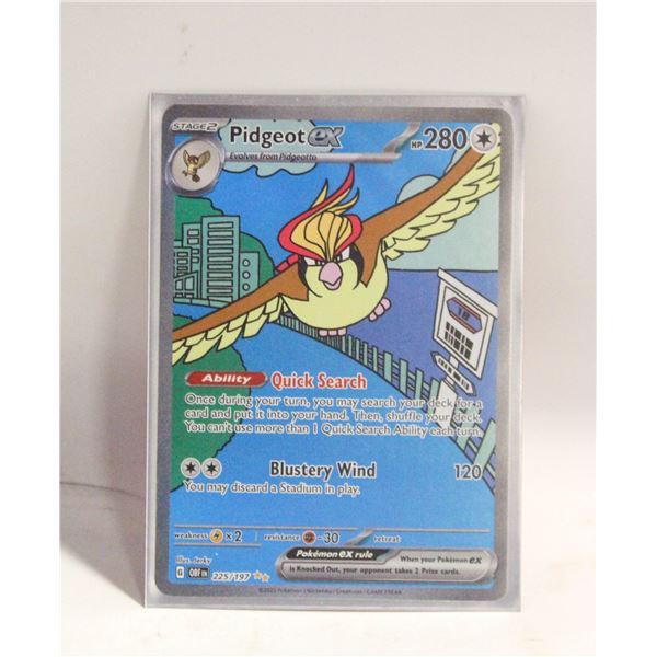 PIDGEOT 225 EX SPECIAL ILLUSTRATION RARE CARD
