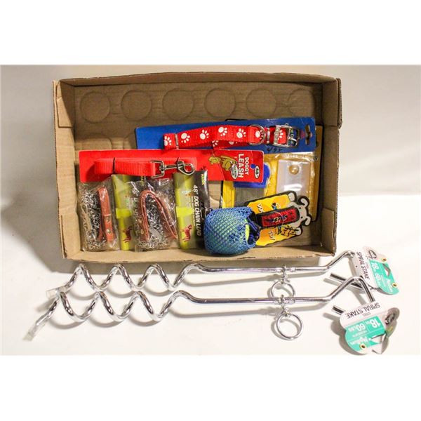 FLAT OF CANINE PET SUPPLIES