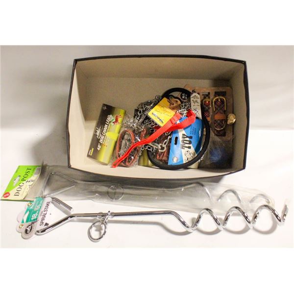 FLAT OF CANINE PET SUPPLIES