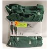 Image 1 : NEW PL KIDS PYJAMA GREEN CHRISTMAS TREES SIZE 7-8