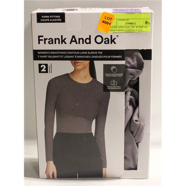 FRANK AND OAK 2PK WOMENS SMOOTHING CONTOUR TEE