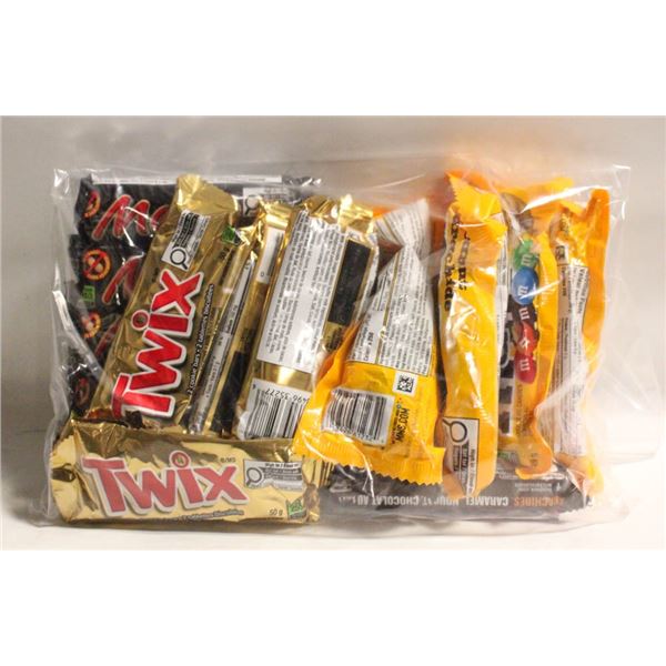 REPACKED 916G 18 FULL SIZE ASSORTED CANDY BARS
