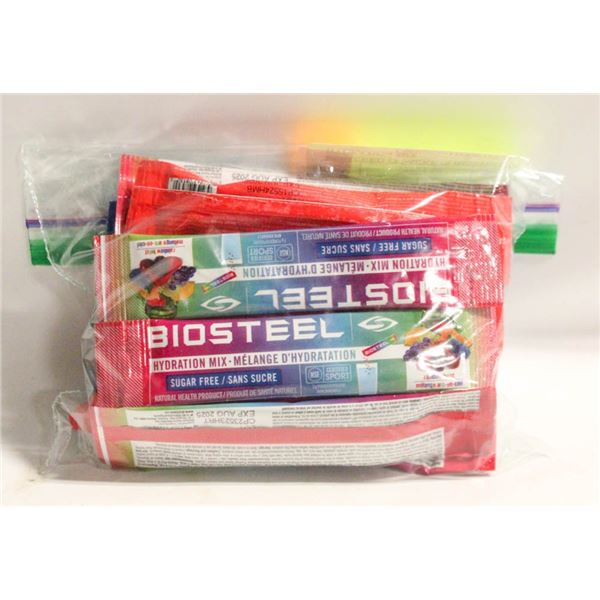 REPACKED 17 PACKETS BIOSTEEL HYDRATION MIX