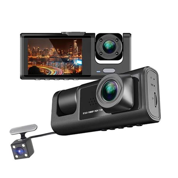 NEW 3 CAMERAS WI-FI ENABLED DASHCAM HD 1080P