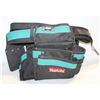 MAKITA BLACK AND GREEN TOOL BELT