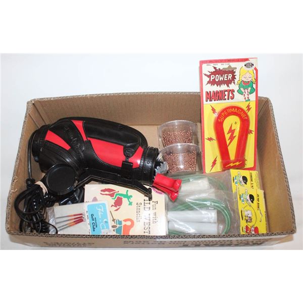 VINTAGE DESKTOP/DESK DRAWER CONTENTS