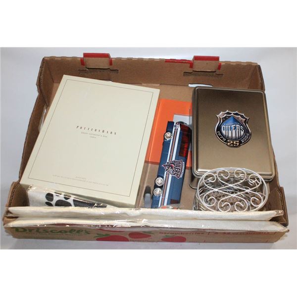 ESTATE LOT: OILERS COLLECTOR TIN, METAL DIECAST