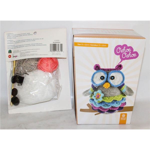 NEW CROCHET OWL PLUSH KIT