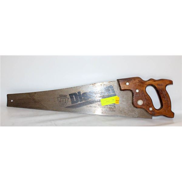 VINTAGE DISSTON U.S.A. CROSS CUT SAW