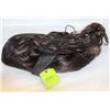 Image 1 : 100% HUMAN HAIR 26" CURLY UNBRANDED WIG COLOR #1