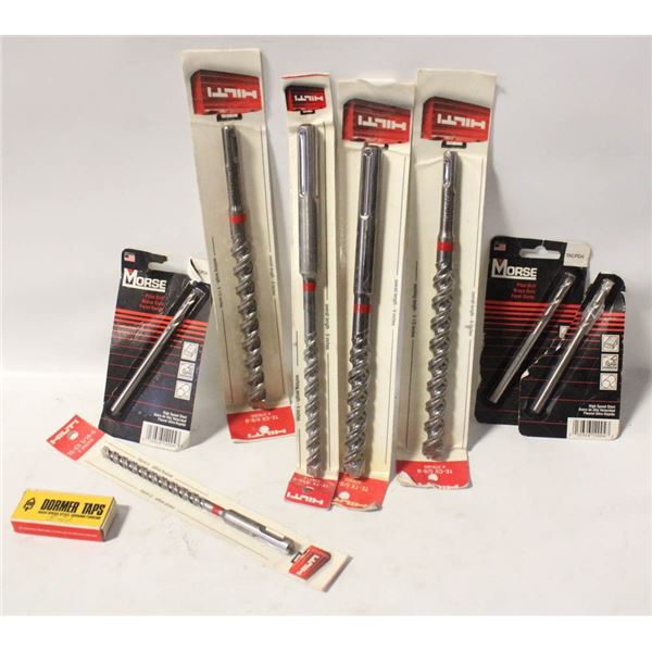 LOT OF NEW VARIOUS SIZE DRILL BITS
