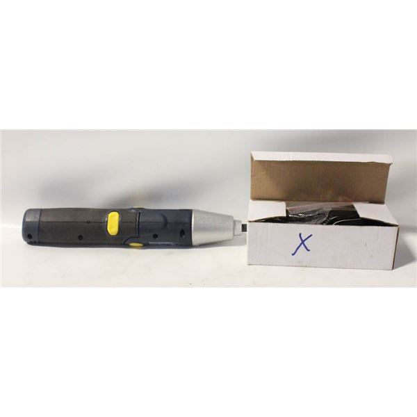 MASTERCRAFT PIVOTING CORDLESS SCREWDRIVER KIT