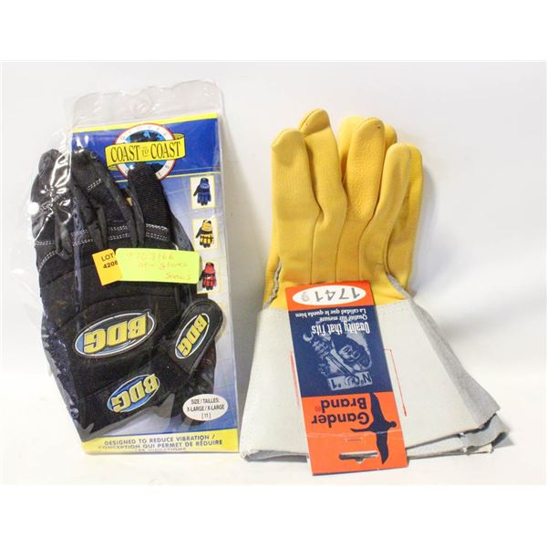 LOT OF NEW WORK GLOVES