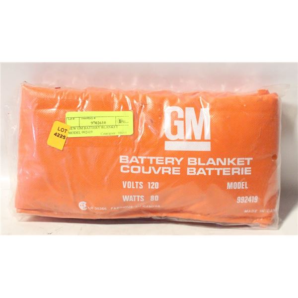 NEW GM BATTERY BLANKET MODEL 992419