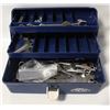 TOOLBOX FULL OF VARIOUS SAE WRENCHES