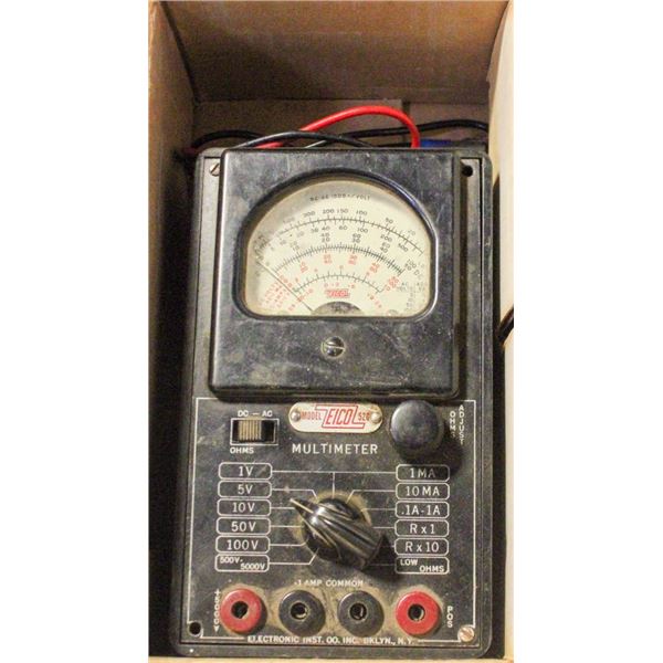 VINTAGE EICO MULTI METER MODEL 52G IN BOX