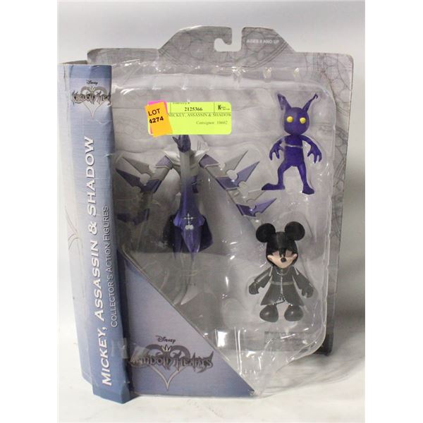 NEW MICKEY, ASSASSIN & SHADOW