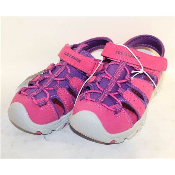 EDDIE BAUER KIDS BUMP TOE PINK SANDALS SIZE 1