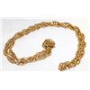 Image 1 : LARGE VINTAGE GOLD TONE NECKLACE