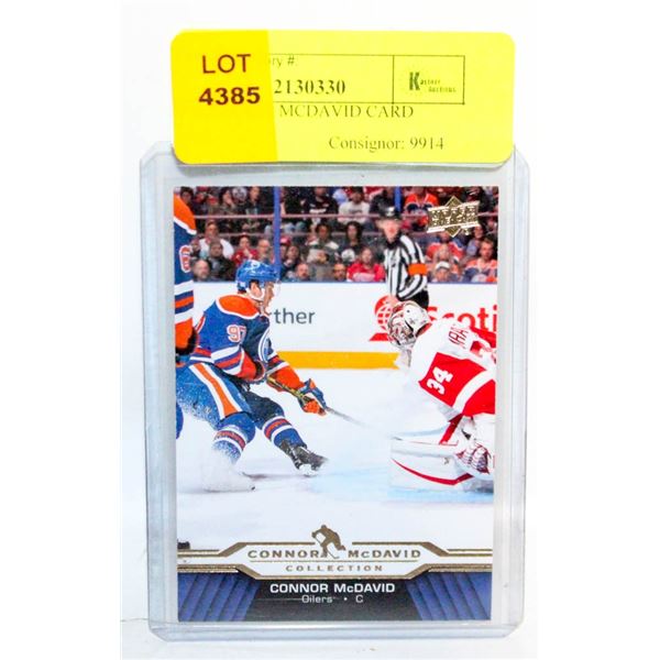 2015 CONNOR MCDAVID CARD