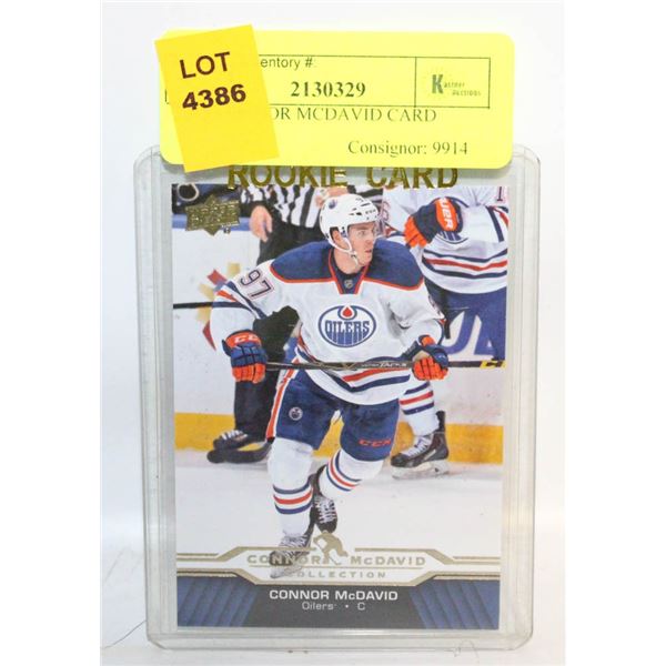2015 CONNOR MCDAVID CARD