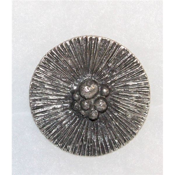 VTG 1960'S POUL WARMIND BRUTALIST PEWTER BROOCH