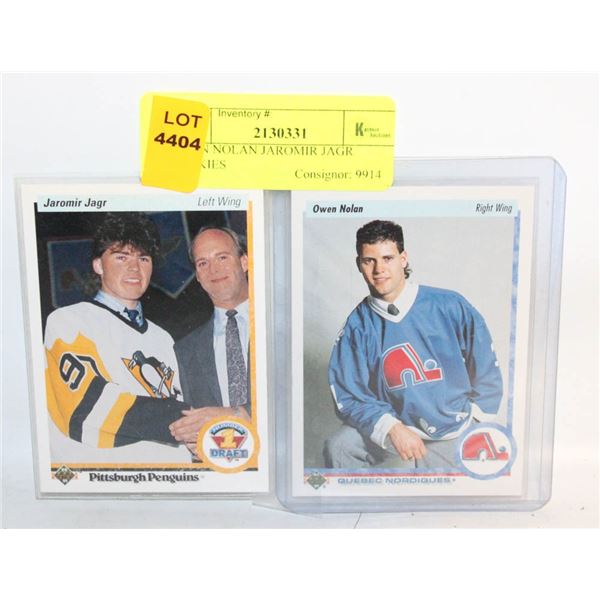 OWEN NOLAN JAROMIR JAGR ROOKIES