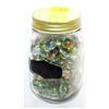 Image 1 : JAR OF VINTAGE MARBLES