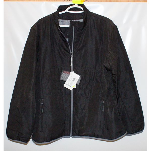 NEW -3XL LADIES JACKET NORTH END LINED BLACK