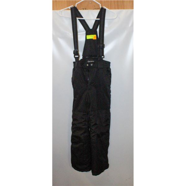 KIDS SZ 7-8 BLACK SNOW PANTS