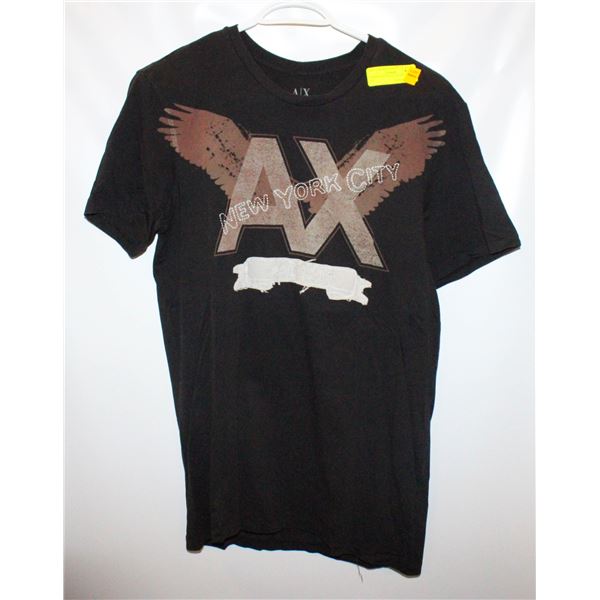 ARMANI EXCHANGE BLACK TSHIRT - M