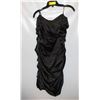 Image 1 : BLACK  MED GRAD DRESS - LE CHATEAU