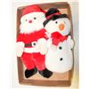 Image 1 : TY BEANIE BABIES, SANTA & FROSTY