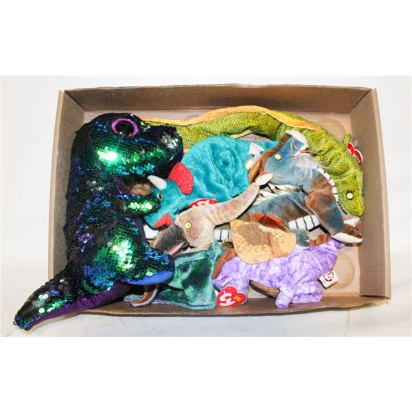 TY BEANIE BABIES DINOSAURS