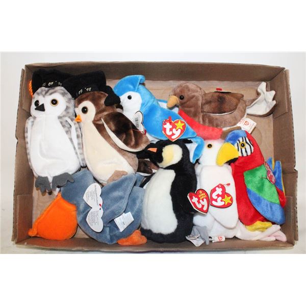 TY BEANIE BABIES BIRDS