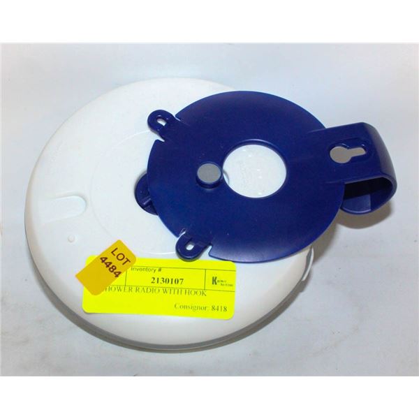 SHOWER RADIO WITH HOOK