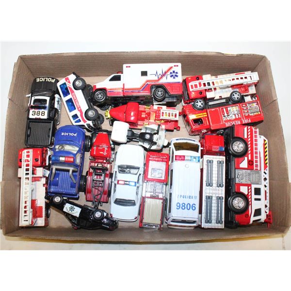 16 FIRETRUCKS, AMBULANCE, POLICE