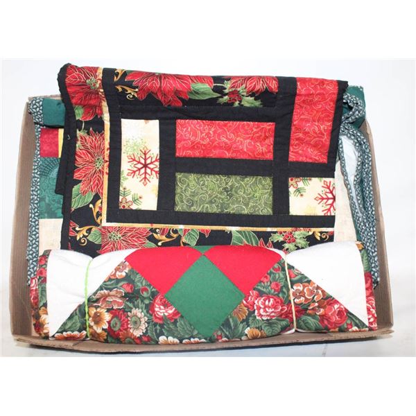 CHRISTMAS LINENS - FABRIC PATCHWORK