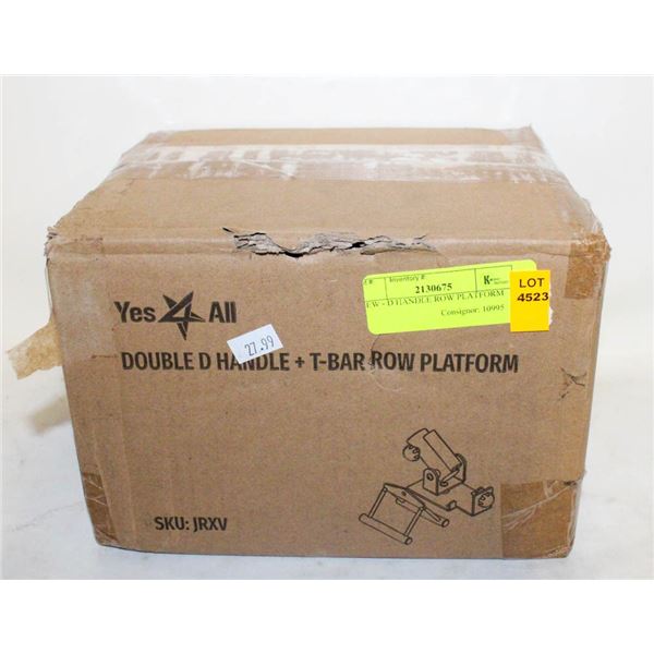 NEW - D HANDLE ROW PLATFORM