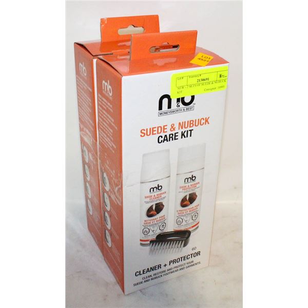 NEW - 2 SETS OF SUEDE & NUBUCK KIT