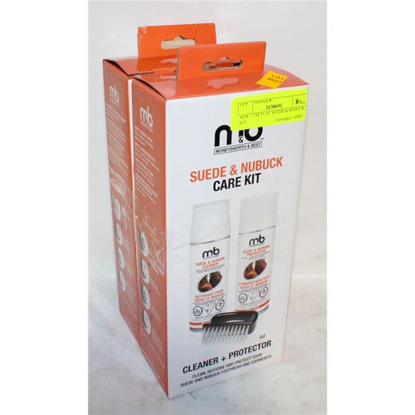 NEW - 2 SETS OF SUEDE & NUBUCK KIT