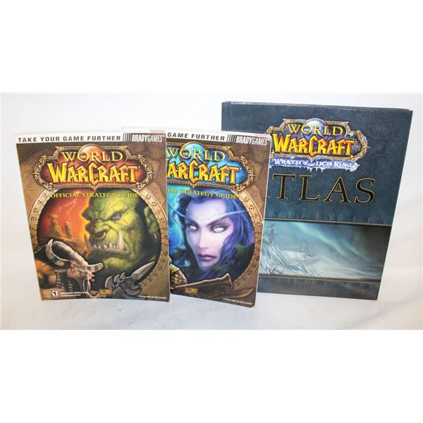 3 WORLD WARCRAFT BOOKS