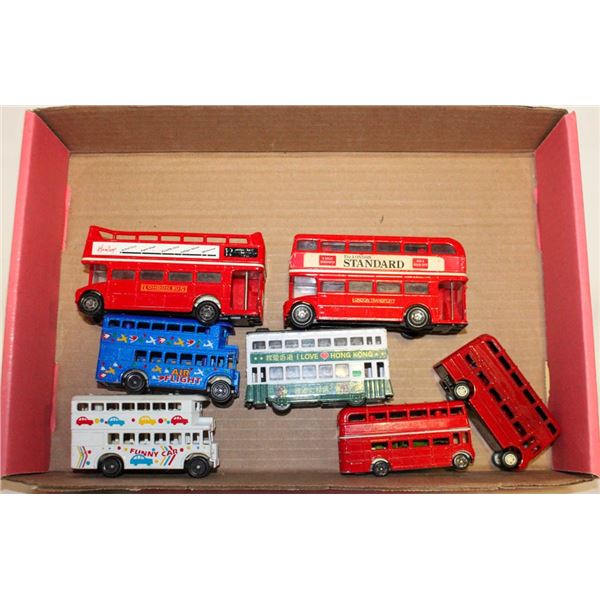 DIECAST DOUBLE-DECK BUSES TOYS/