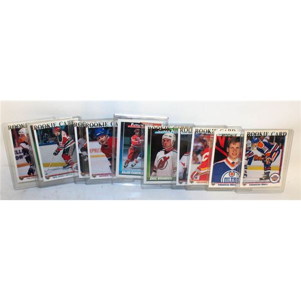 ROOKIE CARDS IN TOP LOADERS