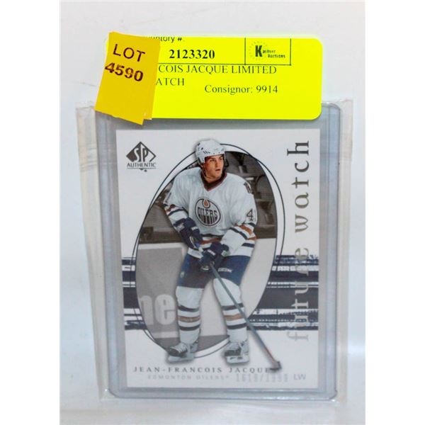 JEAN-FRANCOIS JACQUE LIMITED FUTURE WATCH