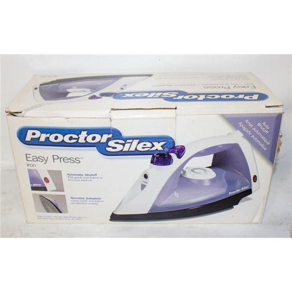 UNUSED PROCTOR SILEX IRON IN BOX