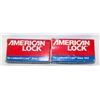 Image 1 : 2 AMERICAN PADDLE LOCKS WITH KEY