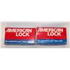 Image 1 : 2 AMERICAN PADDLE LOCKS WITH KEY