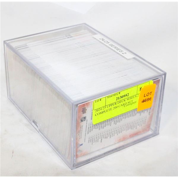 2024/25 UPPER DECK SERIES 2 COMPLETE 200 CARD SET