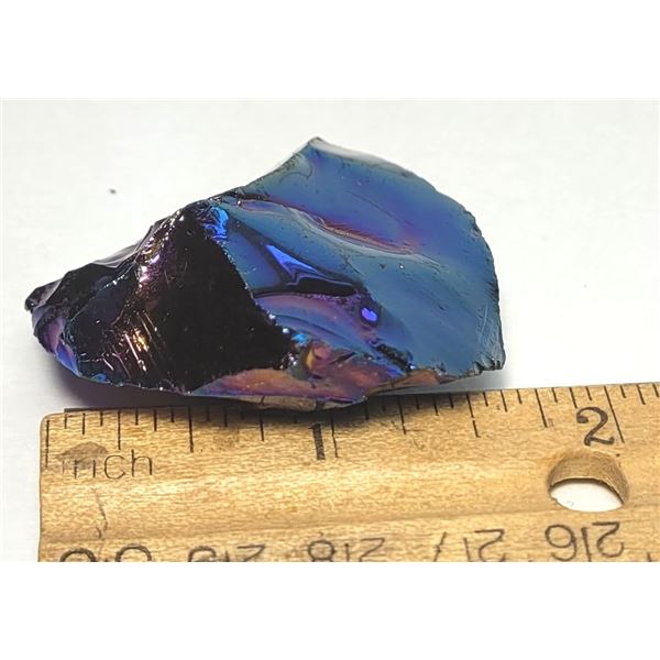 8)  AURA OBSIDIAN 28.0 GRAM MINERAL